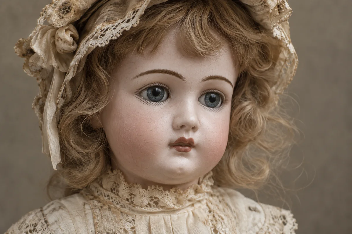 German bisque doll marks collector reference scene